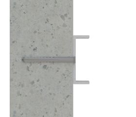 TC-6A [CP] Taco clavable poliamida 6.6. Taco de 6 alas con tornillo avellanado