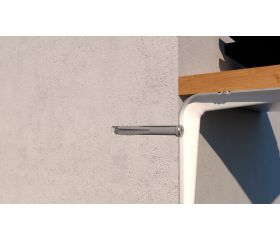 TC-CC [CP] Taco clavable de poliamida 6.6, premontado con tornillo rosca-arpón. Taco con cabeza cilíndrica