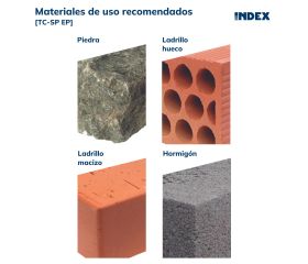 TC-SP EP [CP] Taco clavable de alta expansión. Bote de plástico