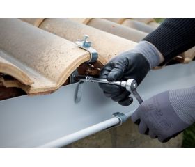 TE-MO [CP] Soportes de canalón. Módulo para canal de PVC