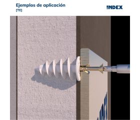 TE [CP] Anclaje espiral para fijación sobre paneles aislantes