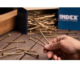 TEX-BP [CP] Tirafondo de alto rendimiento. Bicromatado. Huella PZ