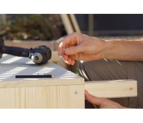 TEX-ZT [CP] Tirafondo de alto rendimiento. Zincado. Huella TX