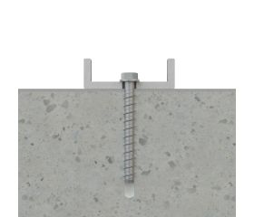 TFE [CP] Anclaje de fijación directa en hormigón con recubrimiento zincado. Homologado ETE Opt.1. Cabeza hexagonal