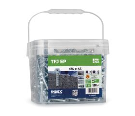 Anclaje de fijación directa a hormigón cabeza hexagonal y huella TX en bote TFJ EP [CP]