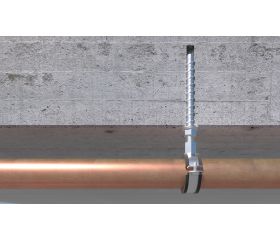 TFM [CP] Anclaje de fijación directa en hormigón con recubrimiento zincado. Homologado ETE Opt.1. Rosca macho métrica