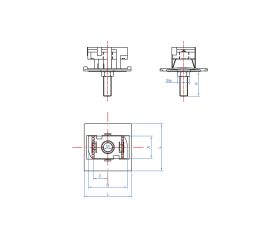 TO-GRX [CP] Accesorios para perfiles Indextrut. Tope tornillo Guía de fijación rápida Indextrut