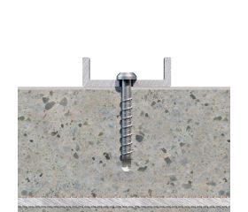 THP [CP] Anclaje de fijación directa en hormigón con recubrimiento ATLANTIS C3-H. Homologado ETE Opt.1. Cabeza alomada