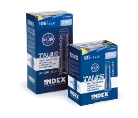 TN4S [CP] Taco de nylon anudable de 4 segmentos para todo tipo de materiales. Taco