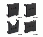 Tapas para perfiles de aluminio y guias perforadas TP-PS [CP]