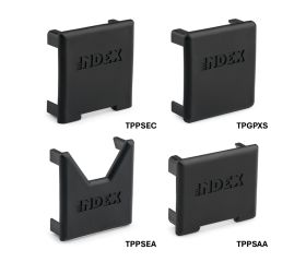Tapas para perfiles de aluminio y guias perforadas TP-PS [CP]