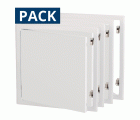 TR-BLP [CP] Trampillas de registro para placa de yeso laminado. Pack trampillas. Lacada blanca (RAL 9016)