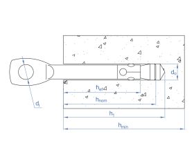 TWA [CP] Anclaje macho de suspensión