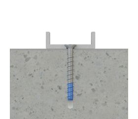 TXA [CP] Anclaje de fijación directa en hormigón Bimetal (cuerpo inoxidable A4 y punta de acero al carbono). Homologado ETE Opt.1. Cabeza avellanada