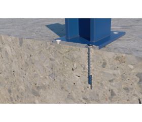 TXA [CP] Anclaje de fijación directa en hormigón Bimetal (cuerpo inoxidable A4 y punta de acero al carbono). Homologado ETE Opt.1. Cabeza avellanada