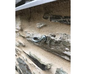 ZA-AR [CP] Anclaje de zamak para cargas medias-altas en materiales macizos o huecos. Argolla