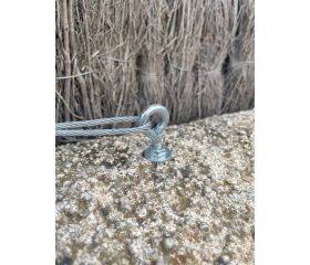 ZA-AR [CP] Anclaje de zamak para cargas medias-altas en materiales macizos o huecos. Argolla