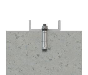 ZA-ES [CP] Anclaje de zamak para cargas medias-altas en materiales macizos o huecos. Espárrago