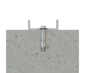 ZA-TO [CP] Anclaje de zamak para cargas medias-altas en materiales macizos o huecos. Tornillo