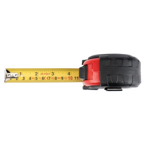 Flexómetro bimaterial en mm y pulgadas 8 m x 25 mm / 500148IMP