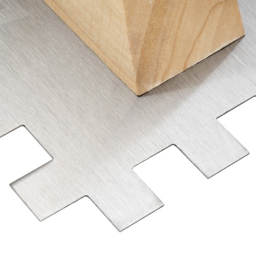 Peine diente castillo con mango de madera 15 mm / 587315