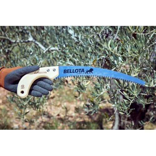 Serrucho León con hoja curva de 11" y mango de maderacurvo. Incluye funda / 450MC11