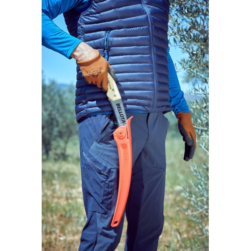 Serrucho Guepardo con hoja curva de 11" y mango de maderacurvo. Incluye funda / 454MC11