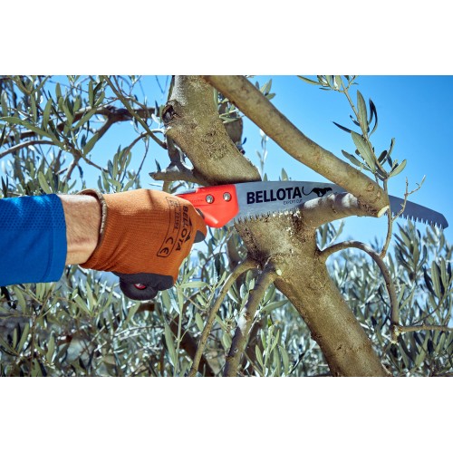 Serrucho Guepardo con hoja curva de 13" y mango de bimaterial curvo. Incluye funda / 454BIMC13