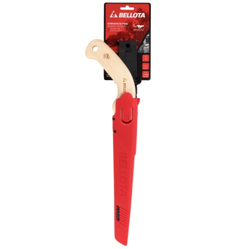 Serrucho Guepardo con hoja recta de 9" y mango de madera recto. Incluye funda / 45RMR9