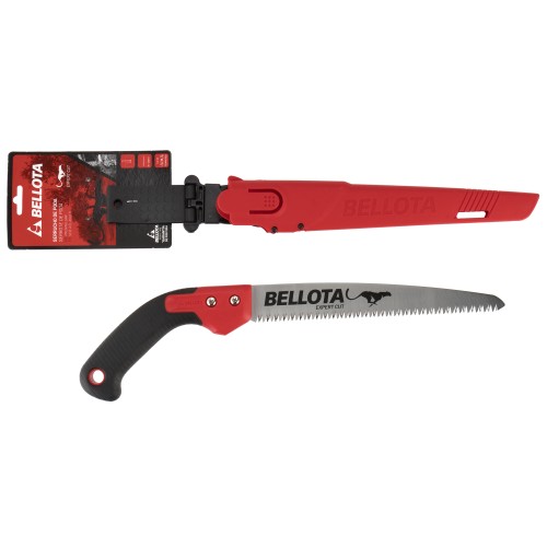 Serrucho Guepardo con hoja recta de 9" y mango bimaterial recto. Incluye funda / 45RBIMR9