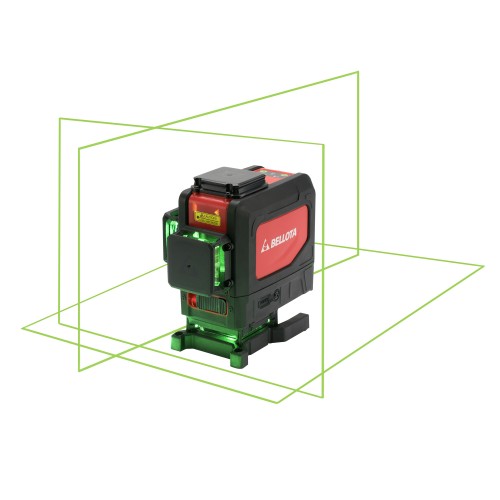 Nivel láser verde 3x360 para trabajos de nivelación  especial alicatado / NIV30360VT