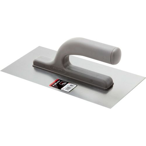 Llana recta de acero con mango abierto plástico 270x130 mm / 25864