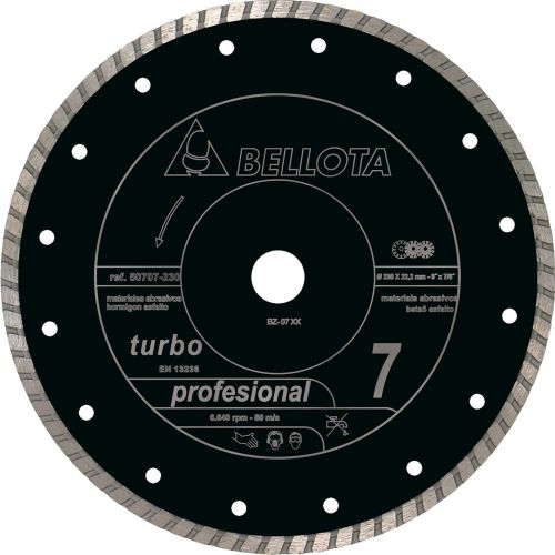 Disco diamante turbo para materiales abrasivos / 50707230