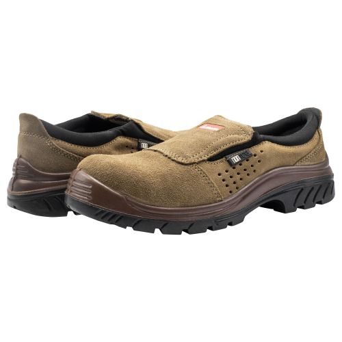 Zapato de seguridad Nonmetal Easy serraje marrón S1P talla 44 / 7222744S1P
