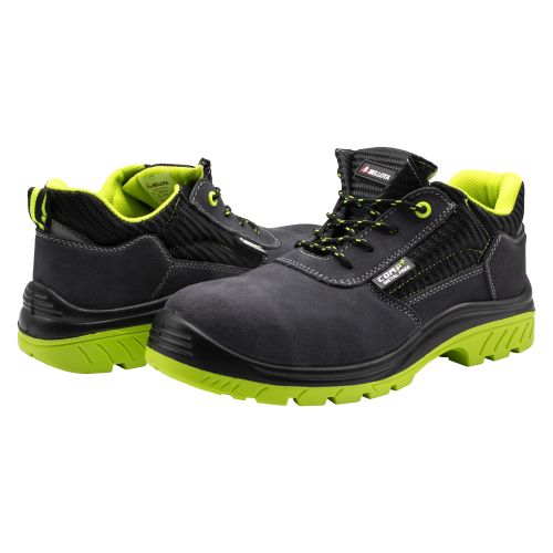 Zapato de seguridad Comp+ serraje gris S1P talla 42 / 7231042S1P