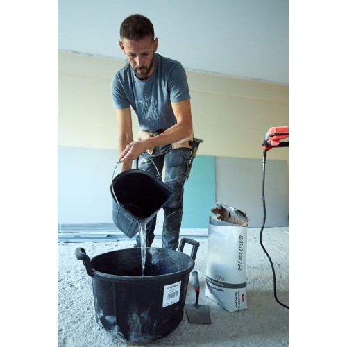 Cubo plano 13 litros con asa metálica negro / BKCIND13BM