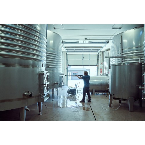 Hidrolimpiadora metálica trifásica profesional de 800l/h caudal / HL4800PROE