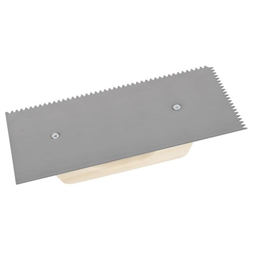 Peine diente triangular con mango madera para trabajos de alicatado y solado / 5871