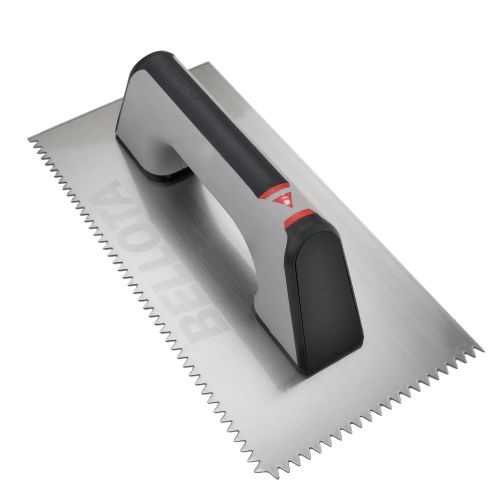 Peine diente triangular con mango bimaterial para trabajos de alicatado y solado / 5871BIM