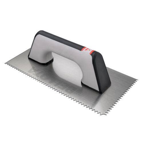 Peine diente triangular con mango bimaterial para trabajos de alicatado y solado / 5871BIM