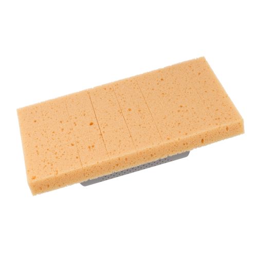 Talocha esponja de gran absorción con mango de plástico para trabajos de limpieza / 5888