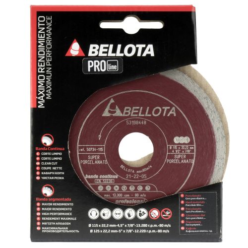 Disco diamante banda continua para porcelánico Pro corte seco / 50734