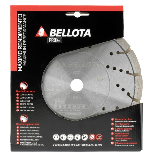Disco diamante segmentado para hormigón armado Pro+ corte seco / 50735