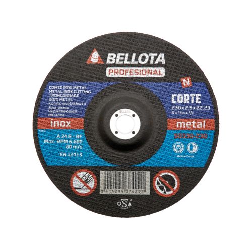 Disco abrasivo profesional para corte inox-metal, 2,5 mm / 50330