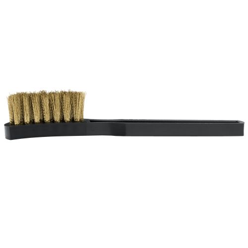 Cepillo manual limpiabujías con mango plástico, alambre de latón ondulado / 50805L