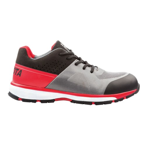 Zapato de seguridad Run S1P Gris Rojo / 72224NB