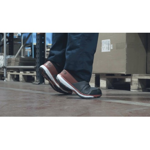 Zapato de seguridad Run S1P Gris Rojo / 72224NB