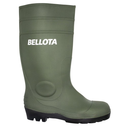 Bota de seguridad de agua PVC S5 Verde / 72242