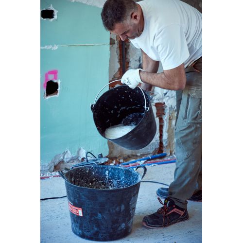 Capazo 26 litros asa metálica negro / BKT26BM