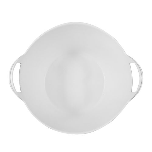 Capazo asa plástico uso alimentario blanco / BKTWP